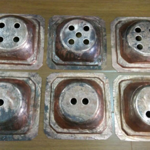 Spray Painting Copper Molds