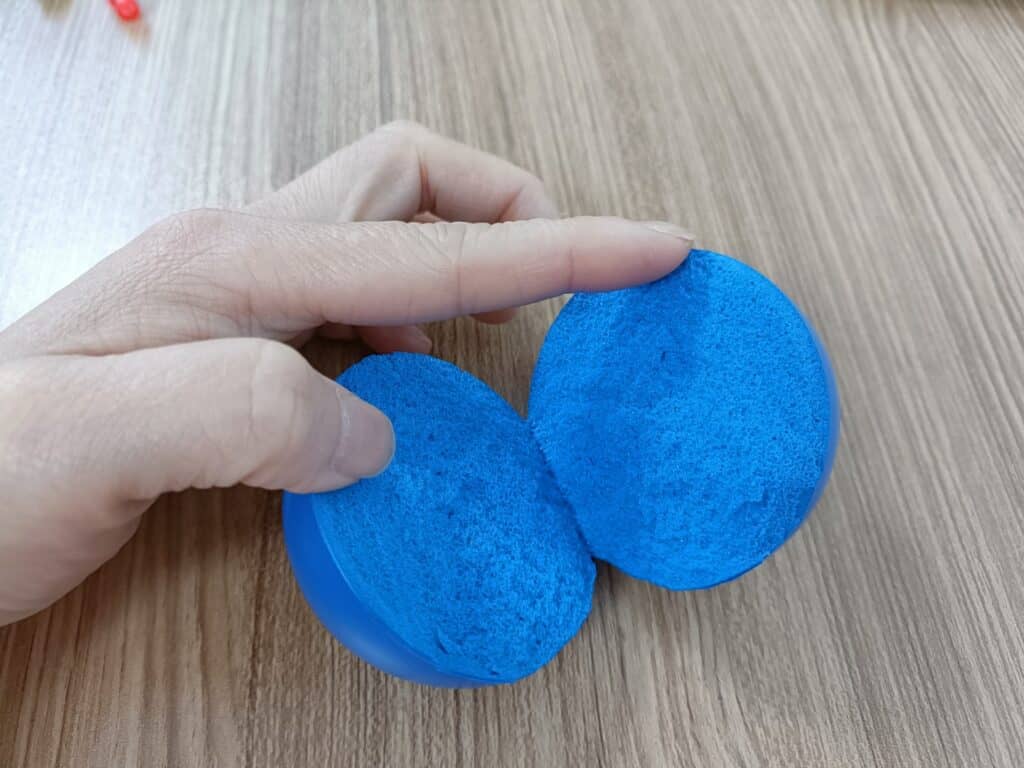 Inside of stress ball